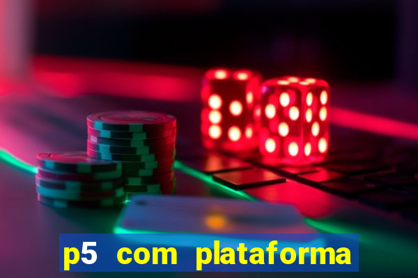 p5 com plataforma de jogos